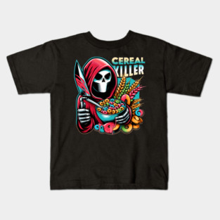 Cereal Killer Masked Men Kids T-Shirt