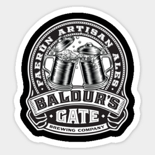 Baldur's Gate Brewing Company Sticker