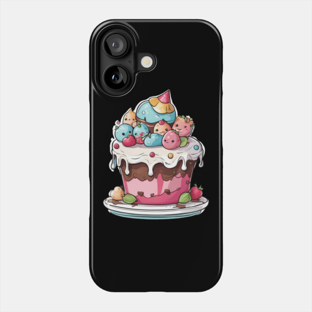 Cake Decorating Phone Case by animegirlnft