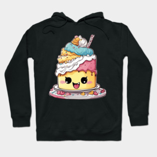 Kawaii Birthday Cake Hoodie
