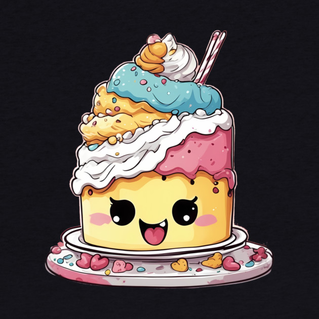 Kawaii Birthday Cake by animegirlnft