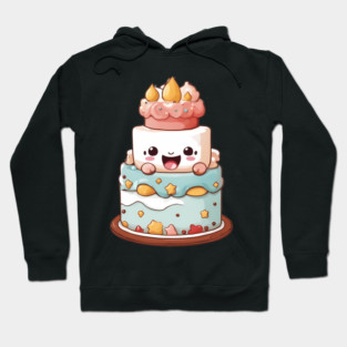 Cute Birthday Cake Hoodie