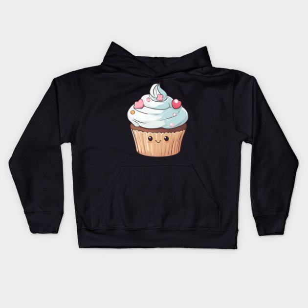 Vanilla Cupcake Kids Hoodie by animegirlnft