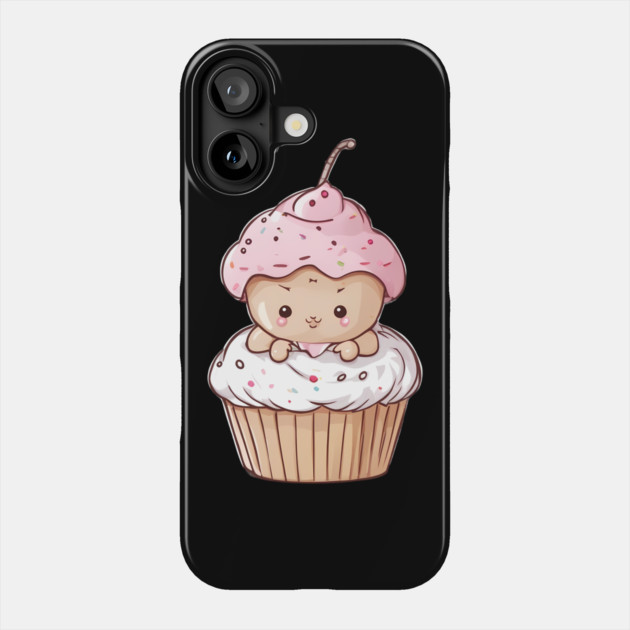 Cute Cupcake Phone Case by animegirlnft