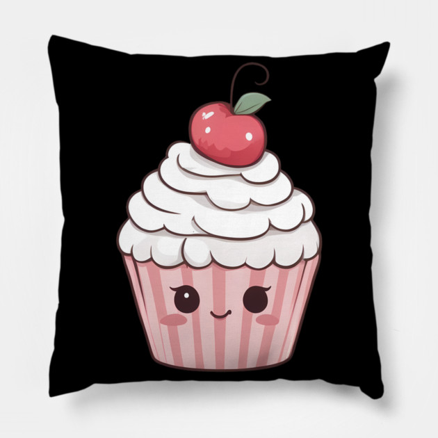 Cupcake Emoji Pillow by animegirlnft