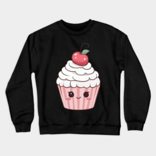 Cupcake Emoji Crewneck Sweatshirt