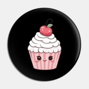 Cupcake Emoji Pin