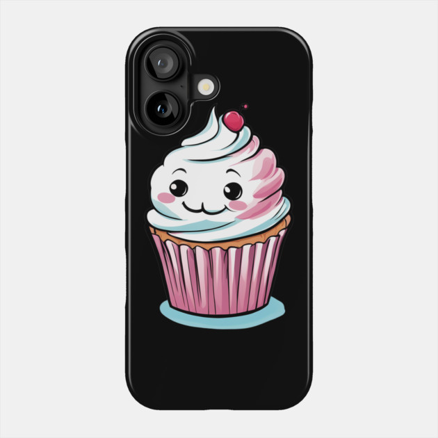 Cute Kawaii Cake Phone Case by animegirlnft