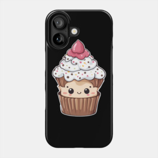 Funny Cupcake Kawaii Phone Case