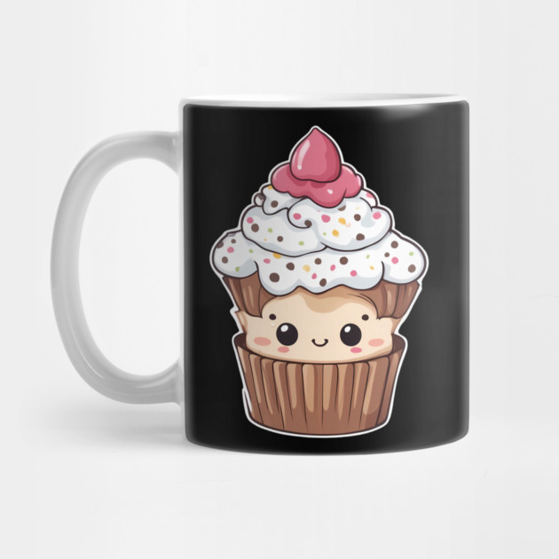Funny Cupcake Kawaii by animegirlnft