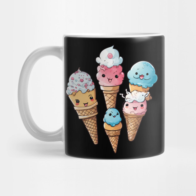 Kawaii Ice Cream Cone by animegirlnft