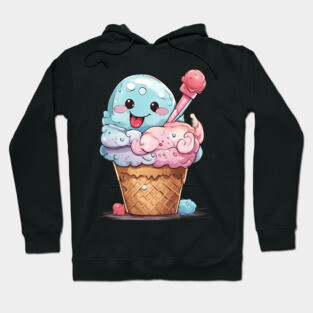 Ice Cream Emoji Hoodie