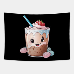 Kawaii Drink Tapestry