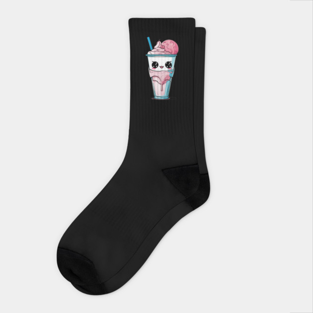 Kawaii Milkshake Socks by animegirlnft