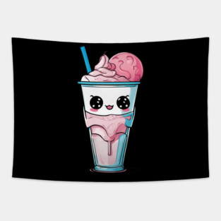 Kawaii Milkshake Tapestry
