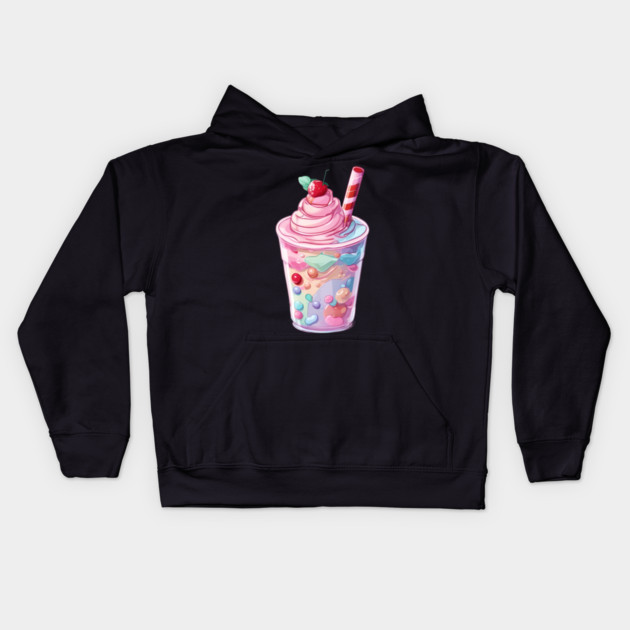 Unicorn Ice Cream Kids Hoodie by animegirlnft