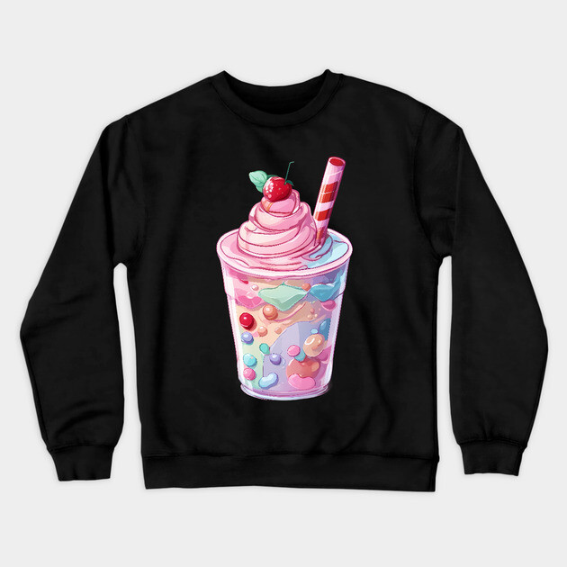 Unicorn Ice Cream Crewneck Sweatshirt by animegirlnft