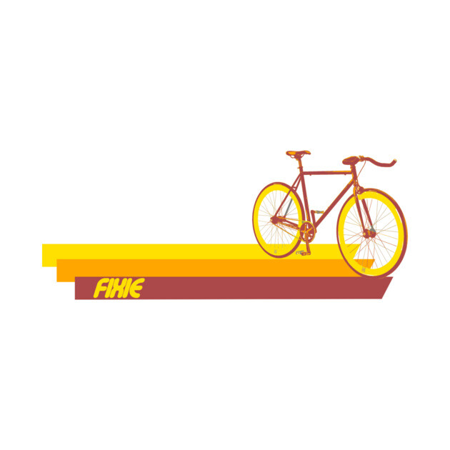 Fixie Retro Stripes Fixie Phone Case TeePublic