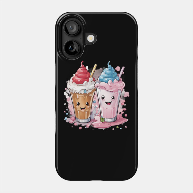 Kawaii Milkshake Phone Case by animegirlnft