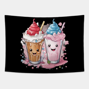 Kawaii Milkshake Tapestry
