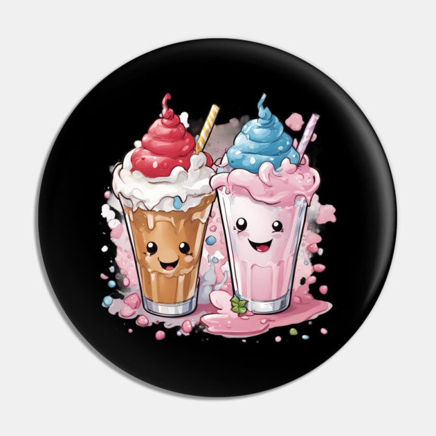 Kawaii Milkshake Pin by animegirlnft