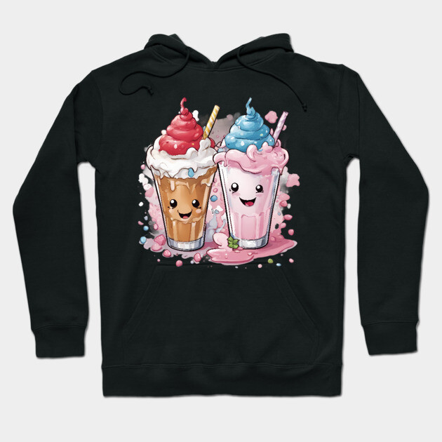 Kawaii Milkshake Hoodie by animegirlnft