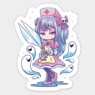 The Goth Nurse Sticker