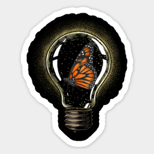 Monarch Butterfly: Luminescent Wings Magnet