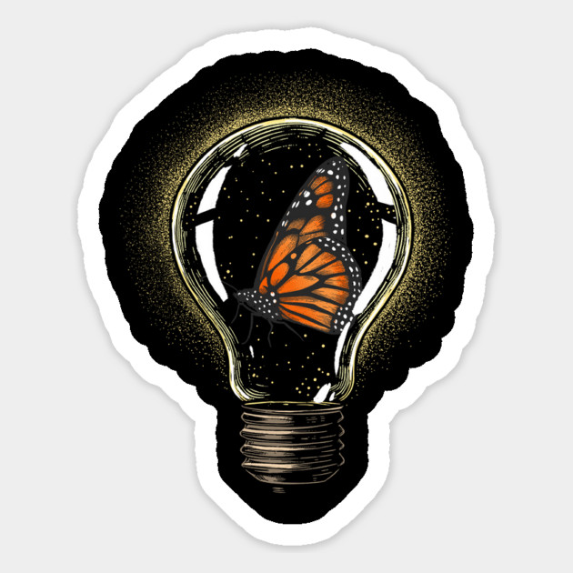 Monarch Butterfly: Luminescent Wings Magnet by GoshWow®