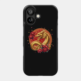 Gold Chinese New Year Dragon Phone Case