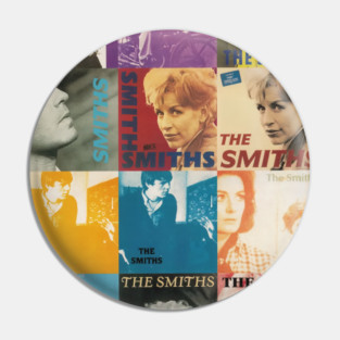 Collection of Album Covers The Smiths Pin
