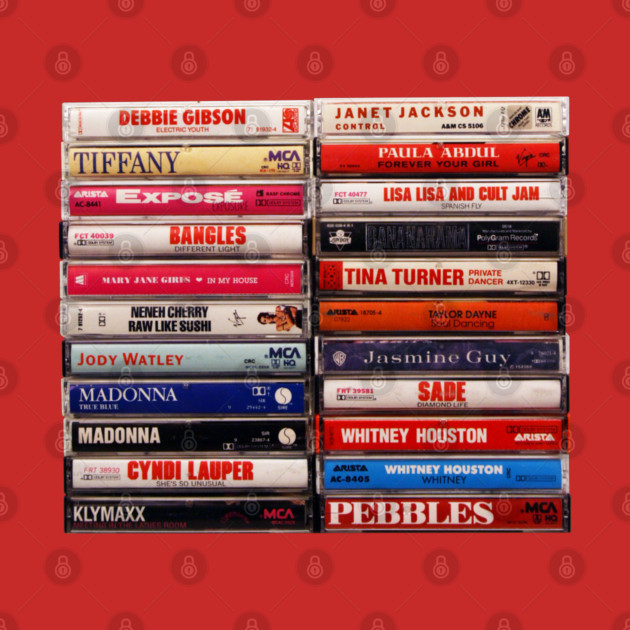 80s Cassette Tapes by HustlerofCultures