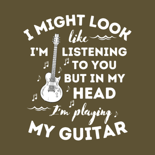 Funny Guitar Player Guitarist by The WYLD Tribe