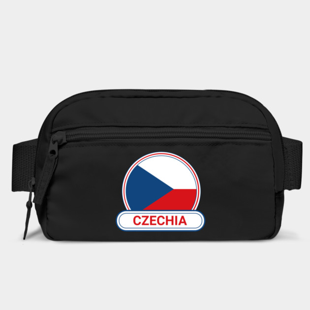 Czechia Country Badge - Czechia Flag by Yesteeyear