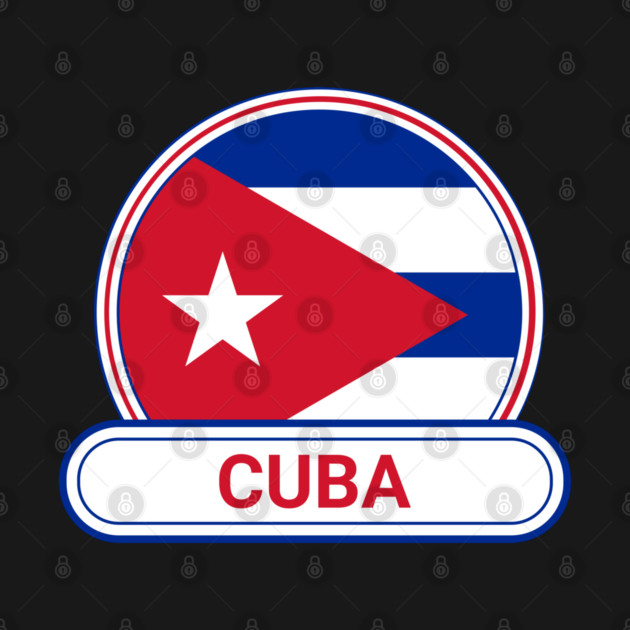 Cuba Country Badge - Cuba Flag by Yesteeyear