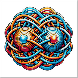 Quantum Entanglement Posters and Art