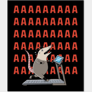 Opossum Gym Posters and Art