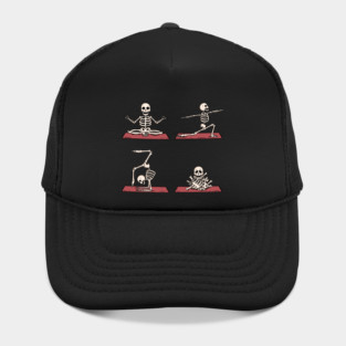 Yoga Skeleton Hat