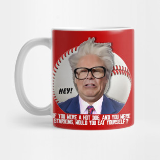 HARRY CARAY -- Hot Dog Mug