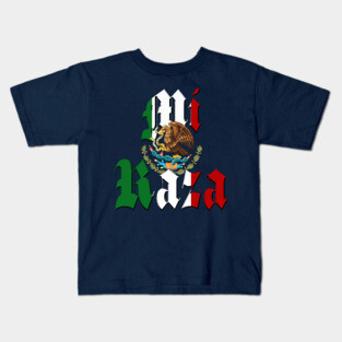 "Mi Raza" Mexican Flag Kids T-Shirt