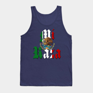"Mi Raza" Mexican Flag Tank Top