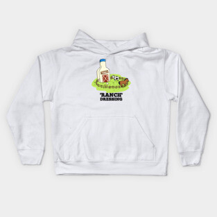 Ranch Dressing Cute Sauce Food Pun Kids Hoodie