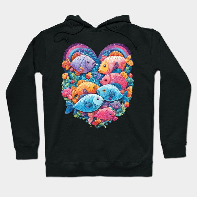 Fish Lover Hoodie by animegirlnft