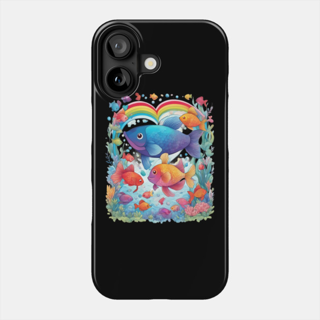Aquarium Fish Phone Case by animegirlnft