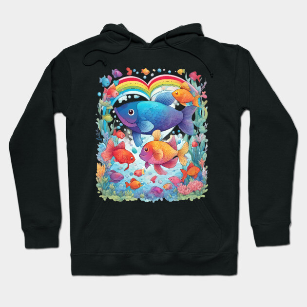 Aquarium Fish Hoodie by animegirlnft