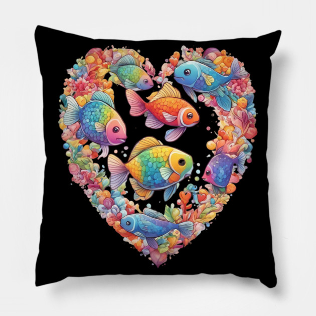Ocean Life Pillow by animegirlnft