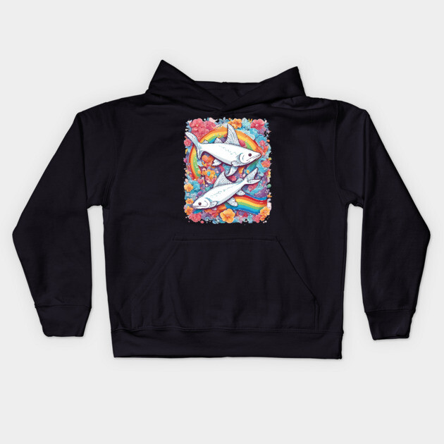 Sea Life Kids Hoodie by animegirlnft