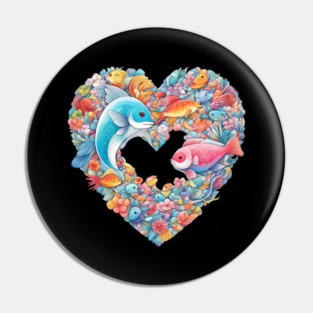 Fish Love Pin