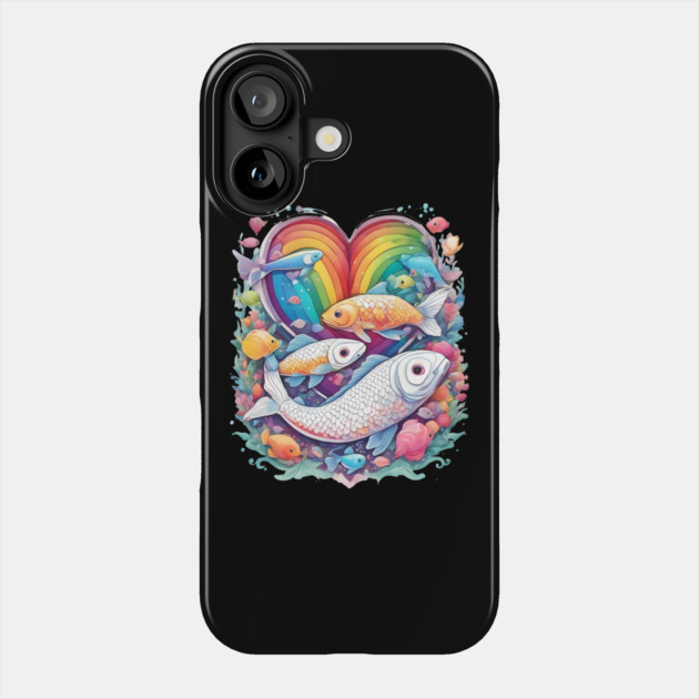 Colorful Fish Phone Case by animegirlnft