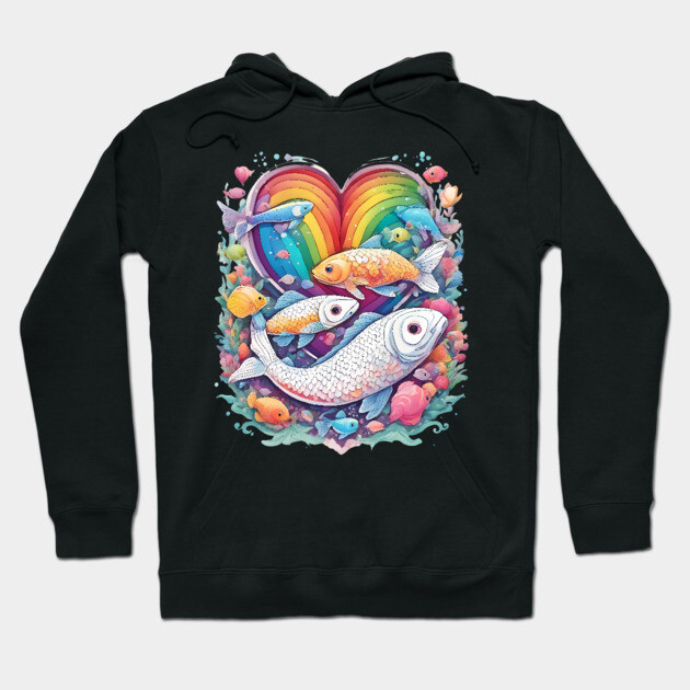 Colorful Fish Hoodie by animegirlnft